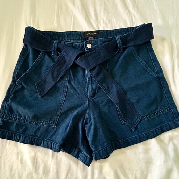 Banana Republic Navy Denim Utility Short - Sz. 14 - Picture 2 of 8